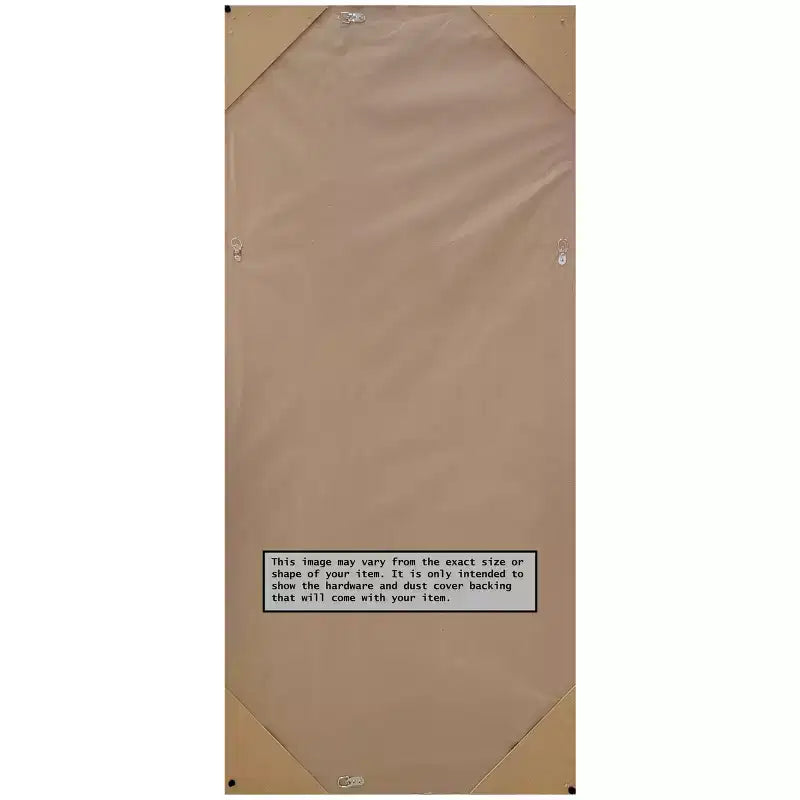 Amanti Art 30" x 66" William Miroir sur pied pleine longueur encadré Espresso : rectangle moderne, aucun assemblage requis, option de montage mural