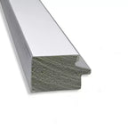 Amanti Art 19 po x 23 po Miroir mural encadré fin Eva Argent : Biseauté moderne, aucun assemblage requis