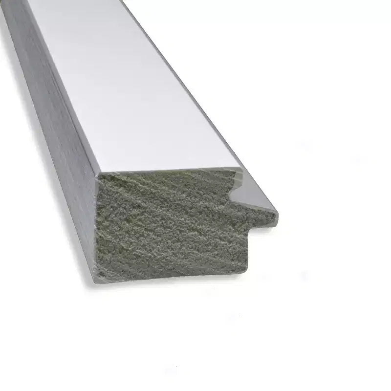 Amanti Art 19 po x 23 po Miroir mural encadré fin Eva Argent : Biseauté moderne, aucun assemblage requis