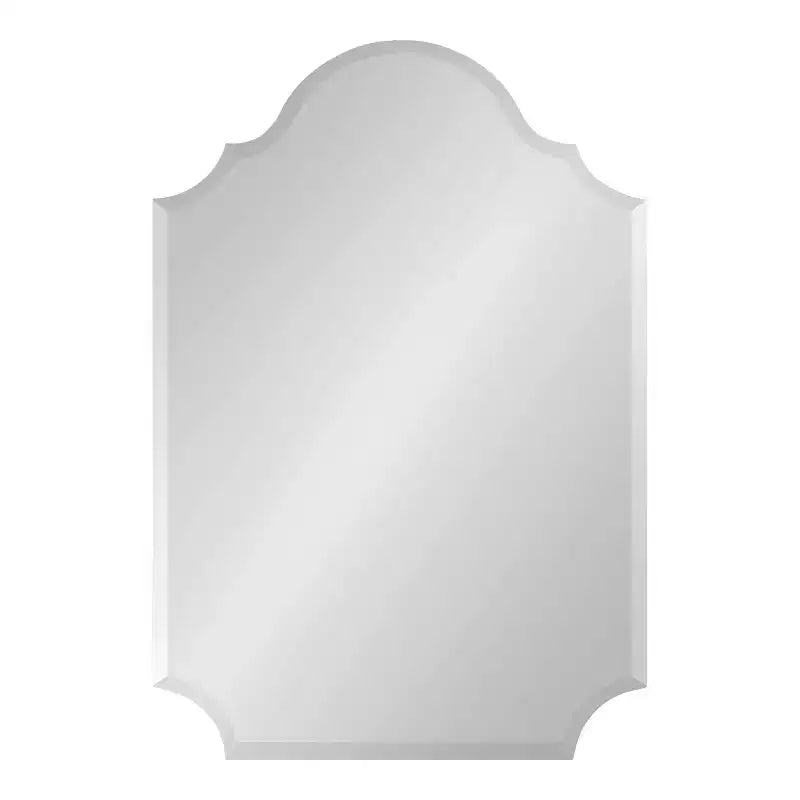 Miroir mural arqué Reign 24" x 36" argenté - Kate & Laurel All Things Decor : Style moderne, aucun assemblage, montage mural