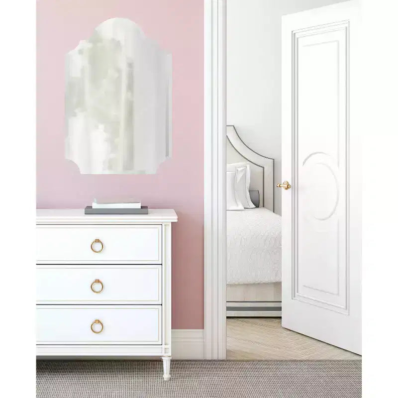 Miroir mural arqué Reign 24" x 36" argenté - Kate & Laurel All Things Decor : Style moderne, aucun assemblage, montage mural