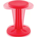Chaise Oscillante Junior 16" Rouge - Kore : Tabouret Assis Actif, Hauteur Fixe, Enfants, Capacité 125 kg, Cadre en Plastique