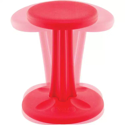 Chaise Oscillante Junior 16" Rouge - Kore : Tabouret Assis Actif, Hauteur Fixe, Enfants, Capacité 125 kg, Cadre en Plastique