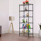 Meuble de rangement BestMassage à 6 niveaux, étagère métallique, étagère de garage, étagère autoportante réglable, utilisation multifonctionnelle pour la maison, le bureau ou le commerce