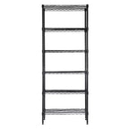 BestMassage 6-Tier Shelving Metal Shelves Unit Garage Shelving Adjustable Standing Shelf Multi-Functional Use for Home Office or Commercial