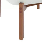 Christopher Knight Home Hailey Chaise d'appoint en bois avec cannage (Lot de 2), Beige/Noyer