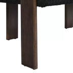 Christopher Knight Home Webb Causeuse rembourrée en bouclette de 53 po en bois d'hévéa au design moderne