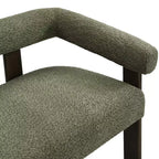 Christopher Knight Home Webb Causeuse rembourrée en bouclette de 53 po en bois d'hévéa au design moderne
