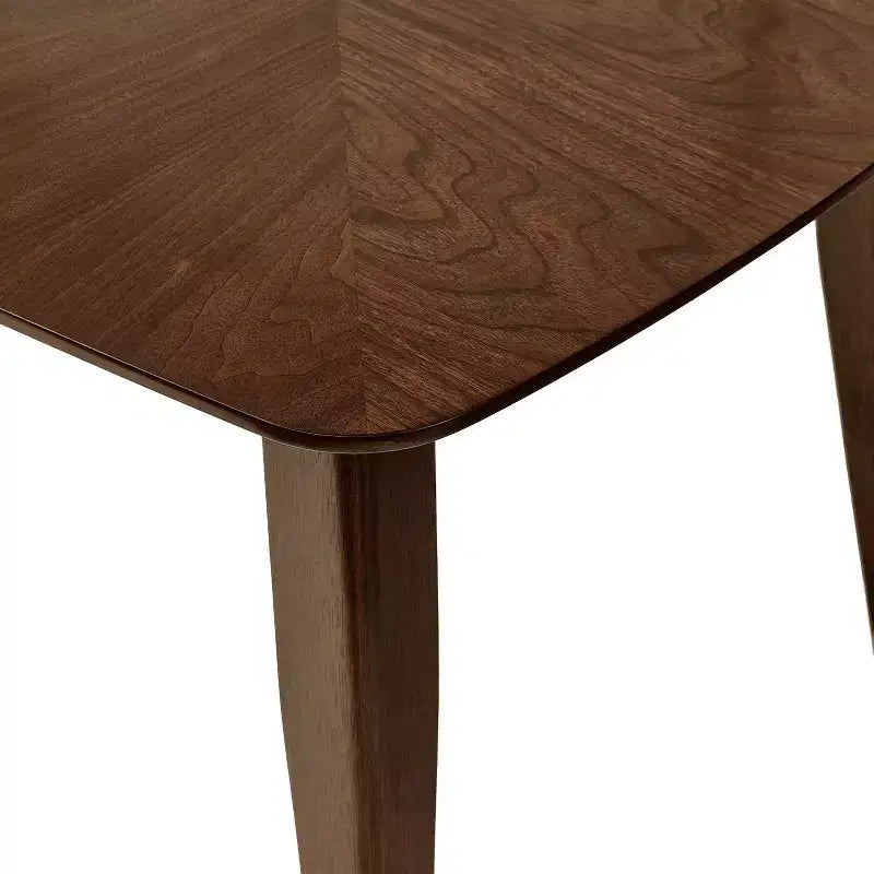 Ensemble de salle à manger Christopher Knight Home Walton 5 pièces en bois d'hévéa rembourré, style milieu de siècle