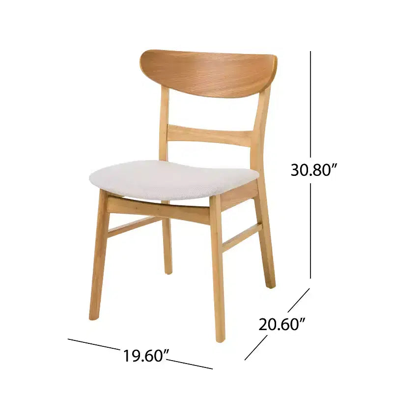 Christopher Knight Home Blair Ensemble de salle à manger 5 pièces en bois et rembourré