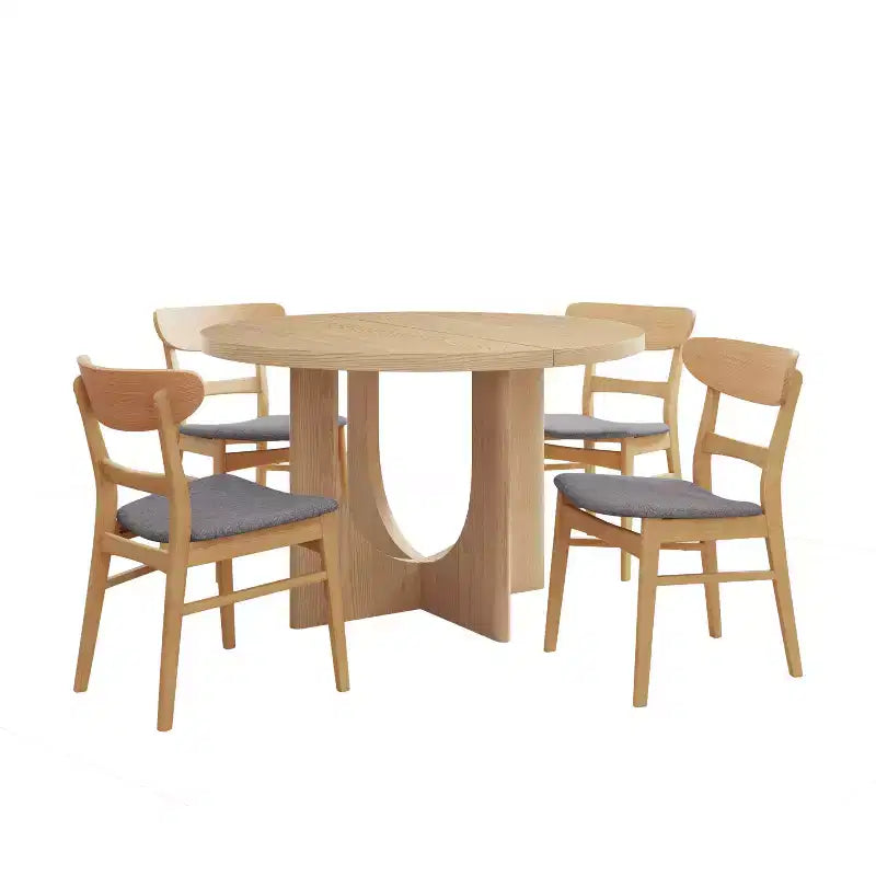 Christopher Knight Home Blair 5 Pieces Wood Upholstered Dining Set