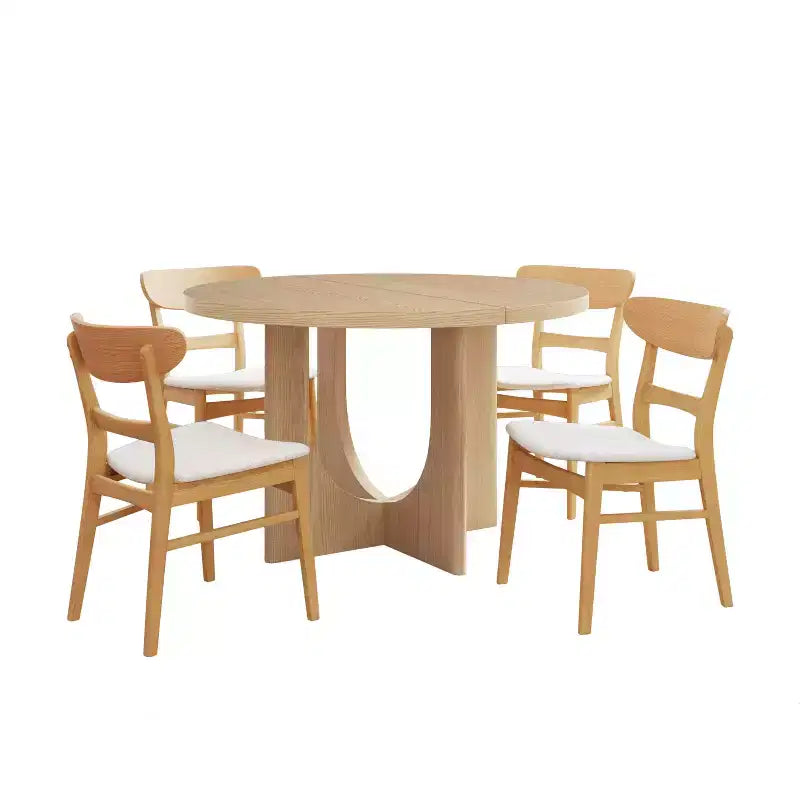 Christopher Knight Home Blair Ensemble de salle à manger 5 pièces en bois et rembourré