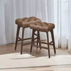 Tabourets De Bar Lot De 2 Tabourets De Bar Pour Comptoir De Cuisine Tabourets De Bar En Métal Lot De 2 Tabourets De Bar En Cuir PU Tabourets De Bar De Ferme Tabourets De Bar Rustiques
