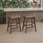 Tabourets De Bar Lot De 2 Tabourets De Bar Pour Comptoir De Cuisine Tabourets De Bar En Métal Lot De 2 Tabourets De Bar En Cuir PU Tabourets De Bar De Ferme Tabourets De Bar Rustiques