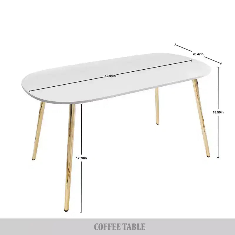 ChaletPosh Canapé en velours avec banc et table basse