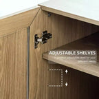 Meuble de rangement 31 x 67 en bois noir avec 4 étagères réglables, meuble de rangement bibliothèque ouverte