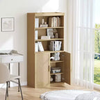 Meuble de rangement 31 x 67 en bois noir avec 4 étagères réglables, meuble de rangement bibliothèque ouverte