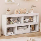 Organisateur de rangement Acekool à 5 cubes avec tiroir pour enfants, meuble de rangement en bois pour jouets, idéal pour salle de jeux, crèche, salle de classe