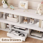 Organisateur de rangement Acekool à 5 cubes avec tiroir pour enfants, meuble de rangement en bois pour jouets, idéal pour salle de jeux, crèche, salle de classe