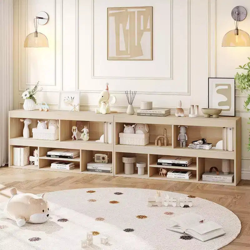 Organisateur de rangement Acekool à 5 cubes avec tiroir pour enfants, meuble de rangement en bois pour jouets, idéal pour salle de jeux, crèche, salle de classe