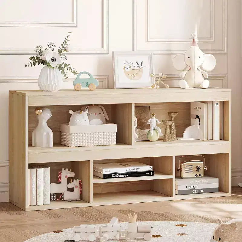Organisateur de rangement Acekool à 5 cubes avec tiroir pour enfants, meuble de rangement en bois pour jouets, idéal pour salle de jeux, crèche, salle de classe