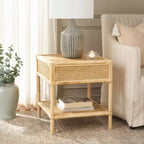 Table d'appoint carrée Arvid - ACC6506A - Naturel - Safavieh
