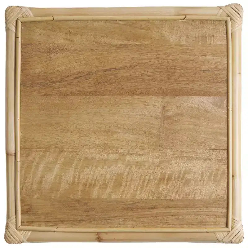 Table d'appoint carrée Arvid - ACC6506A - Naturel - Safavieh