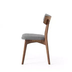 Christopher Knight Home Alma Ensemble de salle à manger 5 pièces en tissu et bois, style milieu de siècle