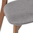 Christopher Knight Home Alma Ensemble de salle à manger 5 pièces en tissu et bois, style milieu de siècle