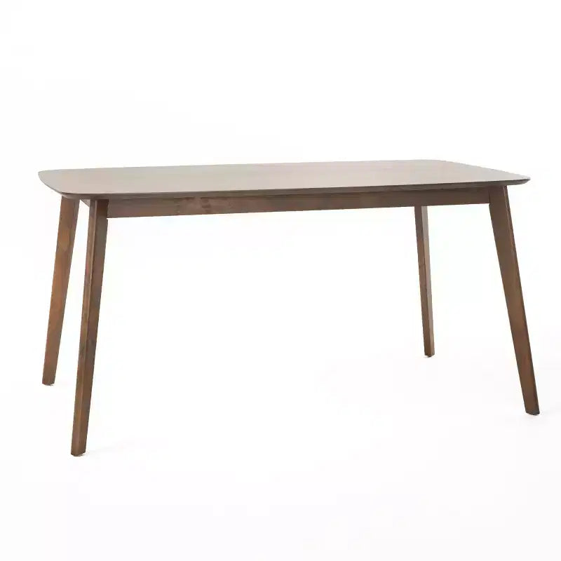 Christopher Knight Home Alma Ensemble de salle à manger 5 pièces en tissu et bois, style milieu de siècle