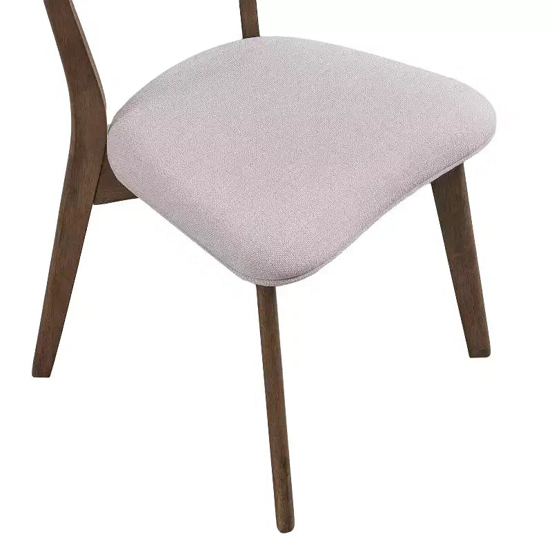 Christopher Knight Home Alma Ensemble de salle à manger 5 pièces en tissu et bois, style milieu de siècle