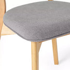 Christopher Knight Home Alma Ensemble de salle à manger 5 pièces en tissu et bois, style milieu de siècle