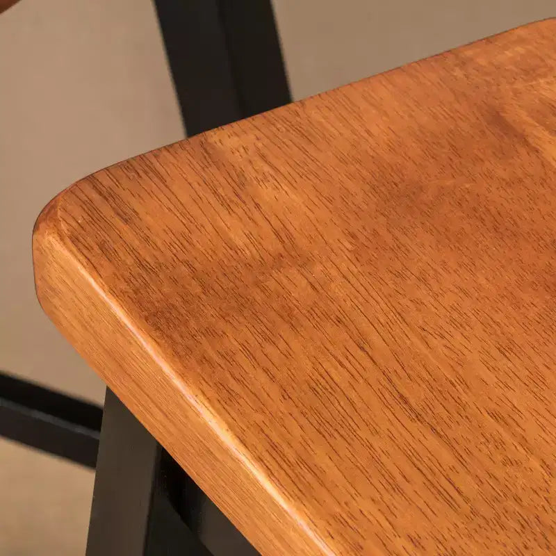 Tabourets de comptoir sans dossier en bois d'hévéa de 61 cm Christopher Knight Home Pomeroy Farmhouse (lot de 2)