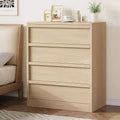 4 Drawer Dresser for Bedroom, Nightstand 4 Chest of Drawers with Large Storage, Small Modern Dresser Organizer Bedside Table for Living Room, Nursery