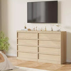 Commode à 4 tiroirs pour chambre à coucher, table de chevet avec 4 tiroirs de grande capacité, petite commode moderne, meuble de rangement, table de chevet pour salon, chambre d'enfant