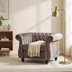 Christopher Knight Home Veres Chesterfield Velvet Upholstered Tufted Club Chair