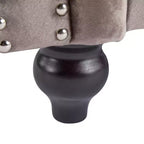 Fauteuil Club Capitonnage Chesterfield en Velours Veres Christopher Knight Home