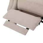 Fauteuil inclinable à dossier capitonné contemporain Walder Christopher Knight Home