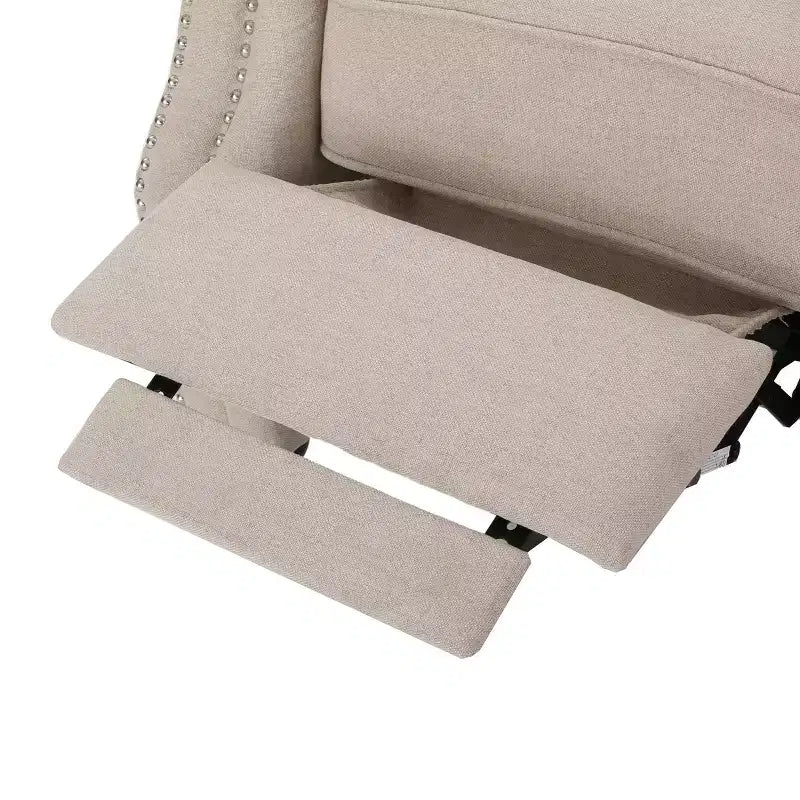 Fauteuil inclinable à dossier capitonné contemporain Walder Christopher Knight Home