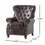Fauteuil inclinable à dossier capitonné contemporain Walder Christopher Knight Home