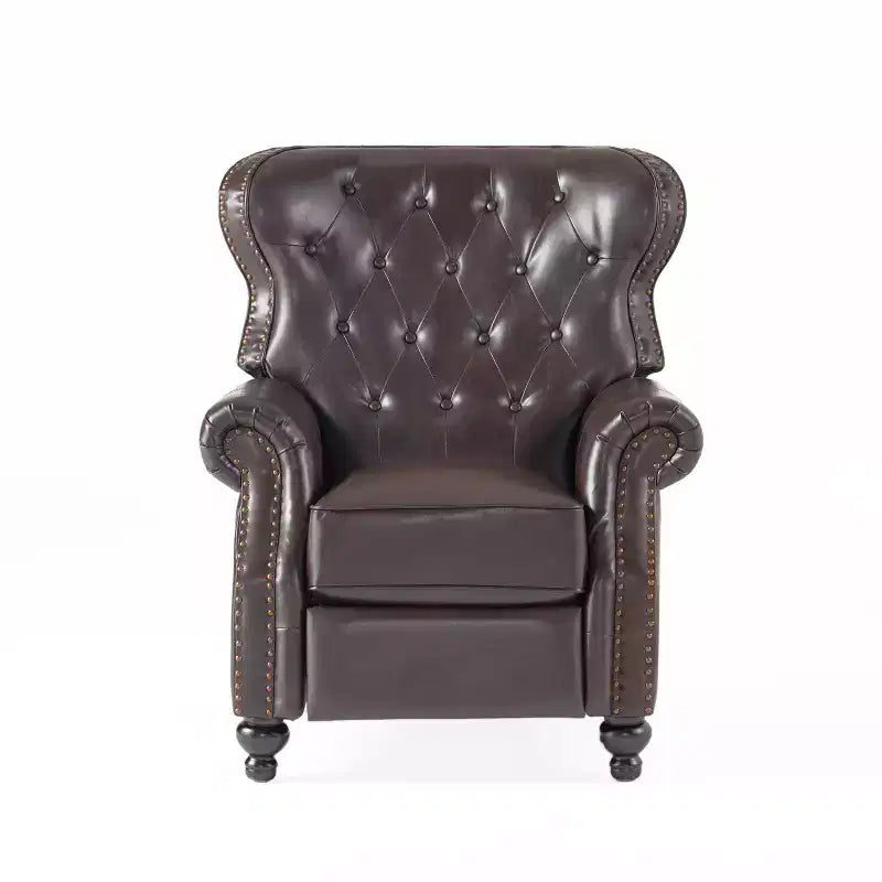 Fauteuil inclinable à dossier capitonné contemporain Walder Christopher Knight Home