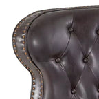 Fauteuil inclinable à dossier capitonné contemporain Walder Christopher Knight Home