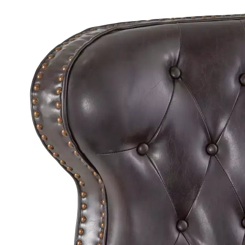 Fauteuil inclinable à dossier capitonné contemporain Walder Christopher Knight Home