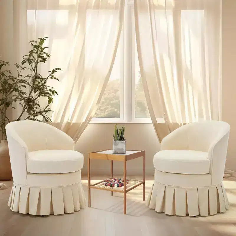 Fauteuil Acekool de style moderne du milieu du siècle avec dossier ergonomique incurvé et pieds en bois, siège d'appoint peu encombrant pour chambre et salon