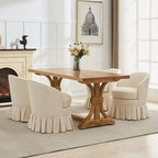 Fauteuil Acekool de style moderne du milieu du siècle avec dossier ergonomique incurvé et pieds en bois, siège d'appoint peu encombrant pour chambre et salon
