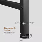 5.9 Table de canapé mince, console étroite à 2 niveaux avec étagère réglable, table peu encombrante derrière le canapé pour le salon, l'entrée, le couloir