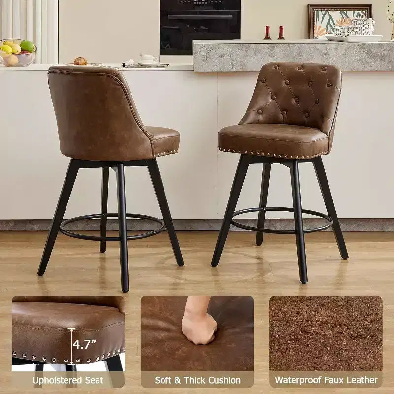 Tabourets de bar pivotants Acekool