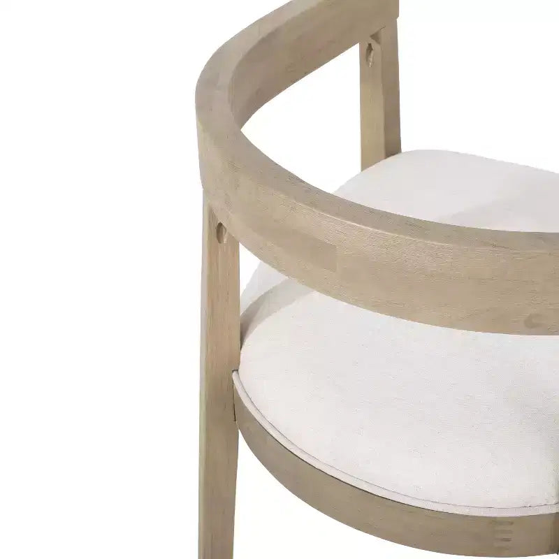 Christopher Knight Home Hart – Ensemble de salle à manger rustique 7 pièces en bois d'hévéa rembourré avec table ovale surdimensionnée
