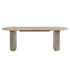 Christopher Knight Home Hart – Ensemble de salle à manger rustique 7 pièces en bois d'hévéa rembourré avec table ovale surdimensionnée