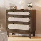 Commode à 3 tiroirs en rotin 31 - Armoire de rangement moderne pour chambre et salon